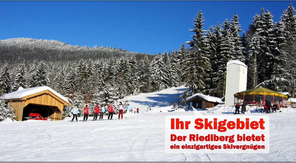 Das Skigebiet Riedlberg Skigebiet Riedlberg - Skischule Berghexn aus Bodenmais, Bayerischer Wald